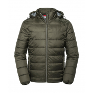 Męska kurtka z kapturem Nano - dark olive