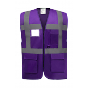 Kamizelka Odblaskowa Fluo Executive - purple