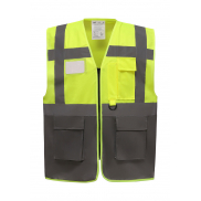 Kamizelka Odblaskowa Fluo Executive - fluo yellow/grey