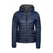 Kurtka z kapturem dla kobiet Outdoor Crossover - navy/navy melange