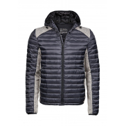 Kurtka z kapturem Outdoor Crossover - space grey/grey melange