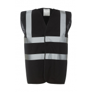Kamizelka odblaskowa Fluo - black