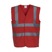 Kamizelka odblaskowa Fluo - red