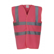 Kamizelka odblaskowa Fluo - pink