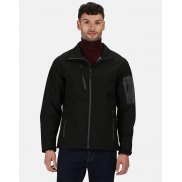 Softshell Arcola 3-warstwowy - black/seal grey