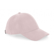Czapka 6-panelowa Faux Suede - dusky pink