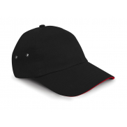 Czapka Plush Sandwich - black/red