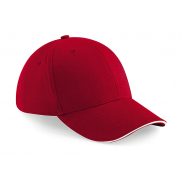 Czapka 6-panelowa Athleisure - classic red/white