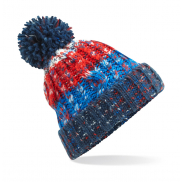 Czapka z pomponem Corkscrew - chilli blues