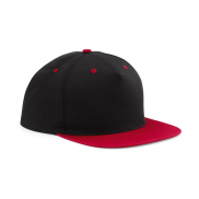 Czapka 5-panelowa Contrast Snapback - black/classic red