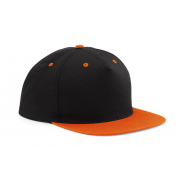 Czapka 5-panelowa Contrast Snapback - black/orange