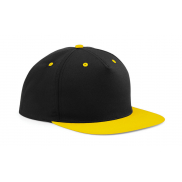 Czapka 5-panelowa Contrast Snapback - black/yellow