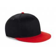 Czapka młodzieżowa Snapback - black/bright red