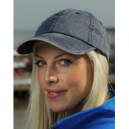 Czapka z bawełny Fine Cotton - navy/putty