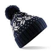 Czapka Fair Isle Snowstar® - french navy/white