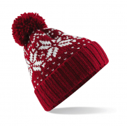 Czapka Fair Isle Snowstar® - classic red/white