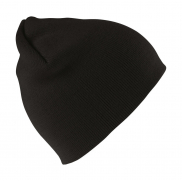 Czapka Soft Feel Cuffless Beanie - black