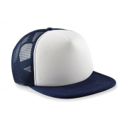 Dziecięca czapka Vintage Trucker - french navy/white