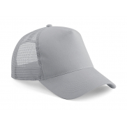 Czapka Trucker - light grey/light grey
