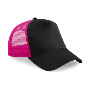 Czapka Trucker - black/fuchsia