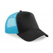 Czapka Trucker - black/surf blue