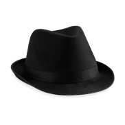 Kapelusz - fedora - black