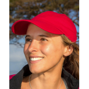 Niska czapka Brushed-Cotton - white