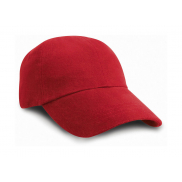 Niska czapka Brushed-Cotton - red