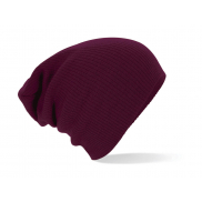 Czapka Slouch Beanie - burgundy