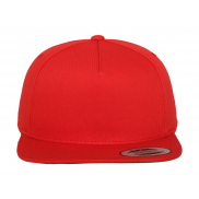 Czapka Klasyczna 5-Panelowa Snapback - red