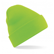 Czapka Beanie - fluorescent green