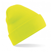 Czapka Beanie - fluorescent yellow