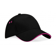 Czapka 5-panelowa Ultimate - Sandwich - black/fuchsia