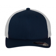 Czapka Z Siatką Trucker Dwukolorowa - navy/white