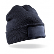 Czapka Dwuwarstwowa Thinsulate™ z naszywką - navy