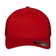 Czapka z siatką Trucker - red
