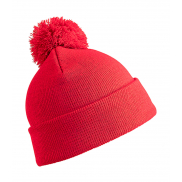 Dziecięca czapka Pom Pom Beanie - red