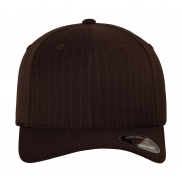 Czapka Pinstripe - brown/white