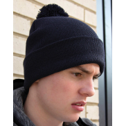 Czapka Pom Pom - black