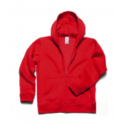 Dziecięca bluza Hooded Full Zip/kids - red