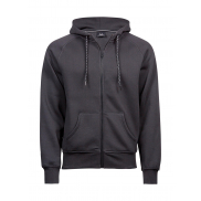 Bluza na zamek z kapturem - dark grey