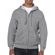 Bluza Heavy Blend z kapturem na zamek - sport grey