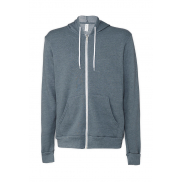 Bluza z kapturem na zamek Unisex - heather slate