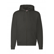 Bluza z kapturem zapinana na zamek Premium - charcoal