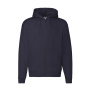 Bluza z kapturem zapinana na zamek Premium - deep navy