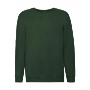 Bluza dziecięca ze ściągaczem - bottle green