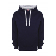 Bluza Contrast z kapturem - navy/sport grey