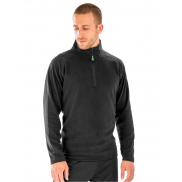 Top z mikropolaru Recycled - black