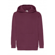 Dziecięca bluza z kapturem - burgundy