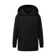 Dziecięca bluza z kapturem - dark black
